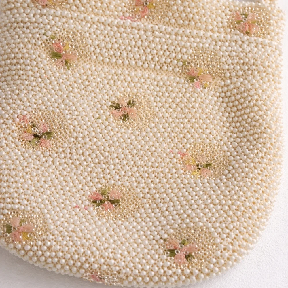 CORDE BEAD Vintage Style Beaded Handbag. NWOT - Picture 4 of 5